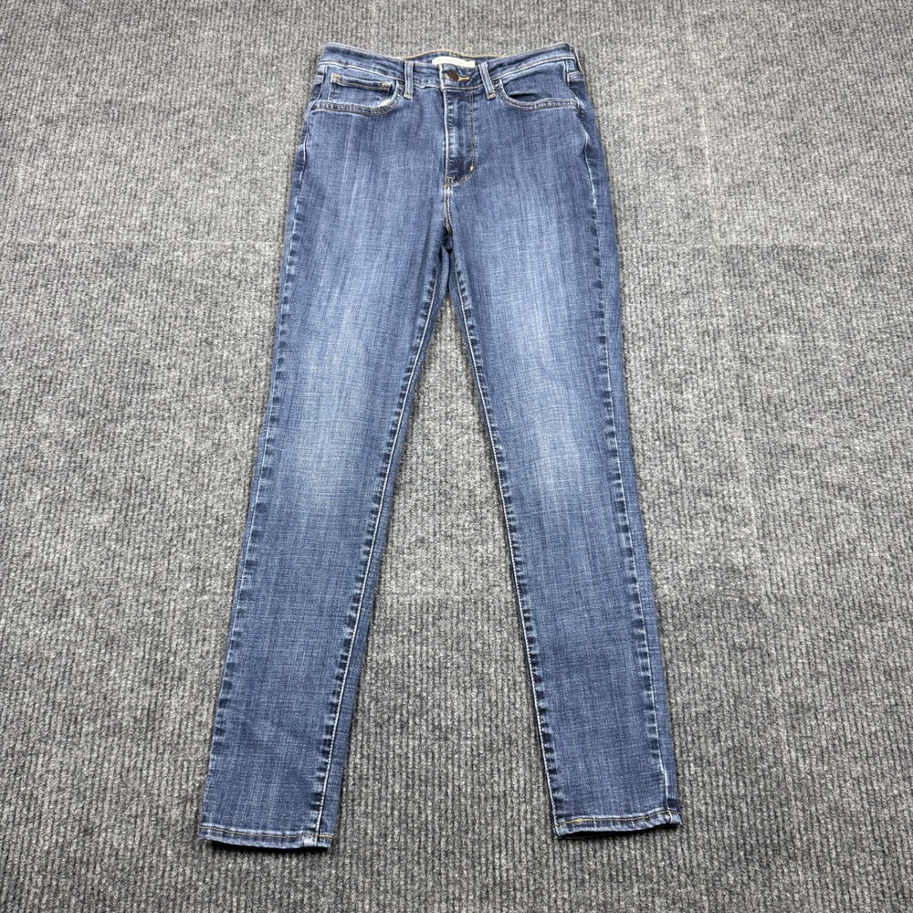 Levis 721 High Rise Skinny Jeans Womens 30x30 Med Wash Denim 18882-0047
